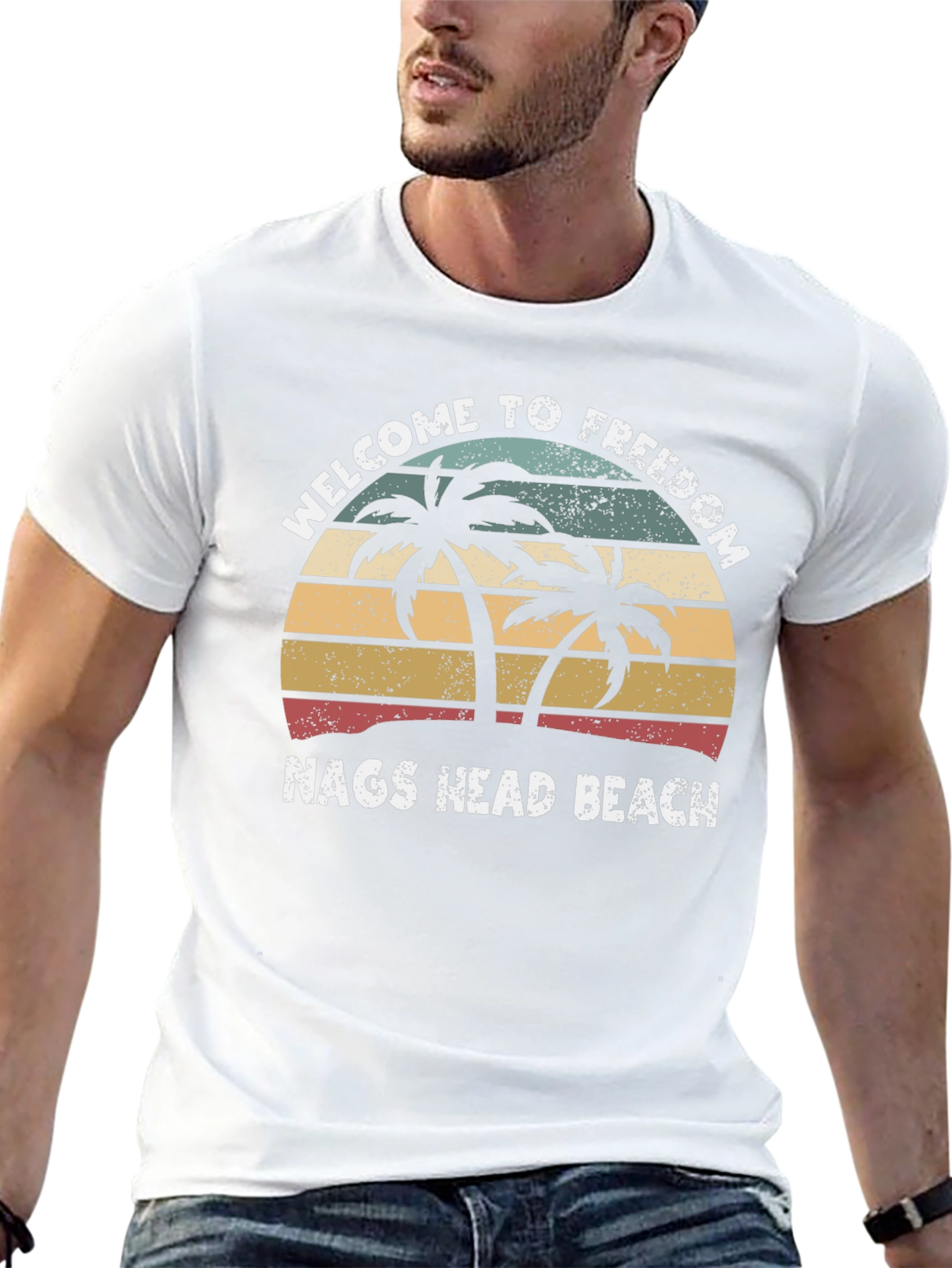 Welcome to Freedom Nags Head Beach Graphic Tee