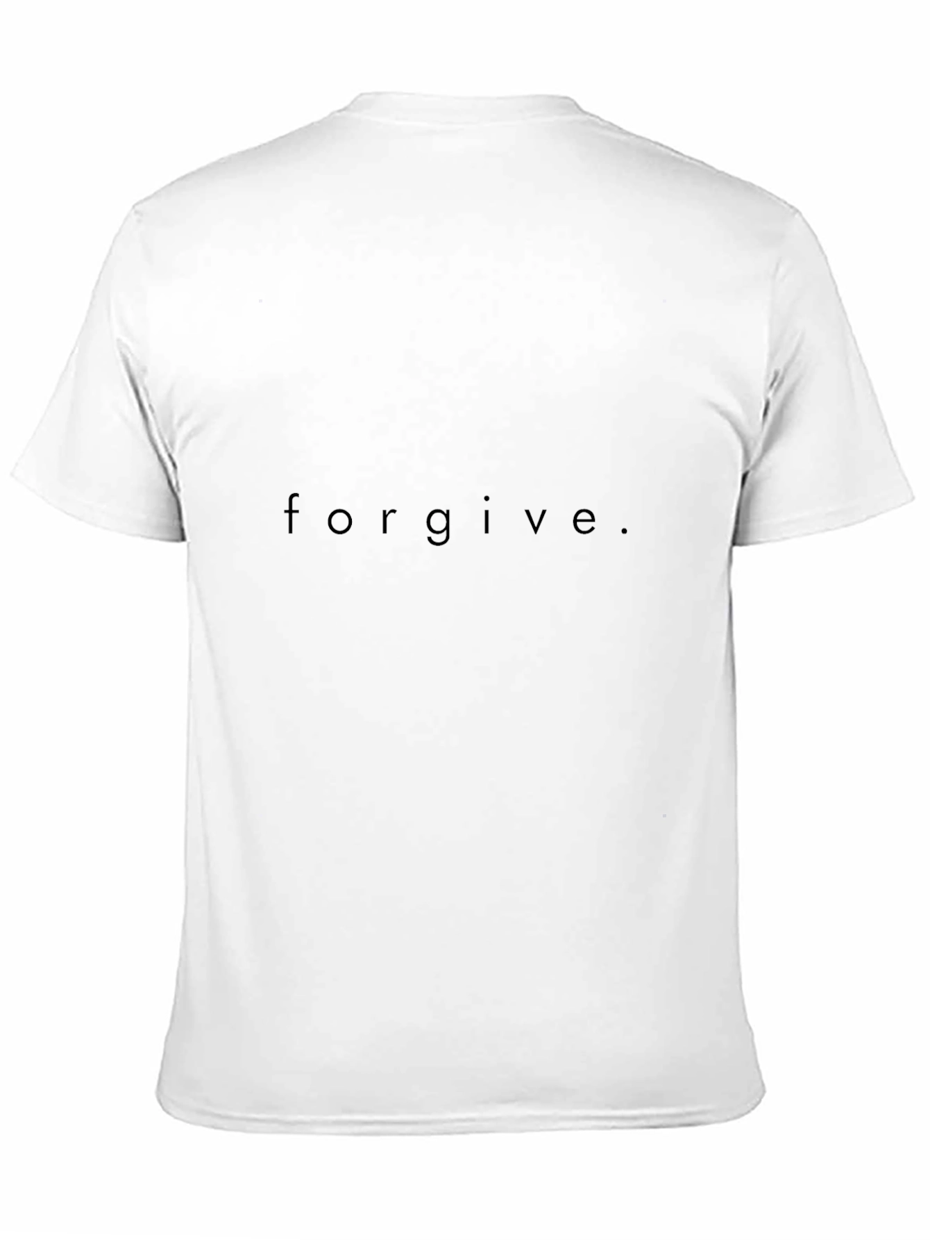 Minimalist Forgive Black T-Shirt