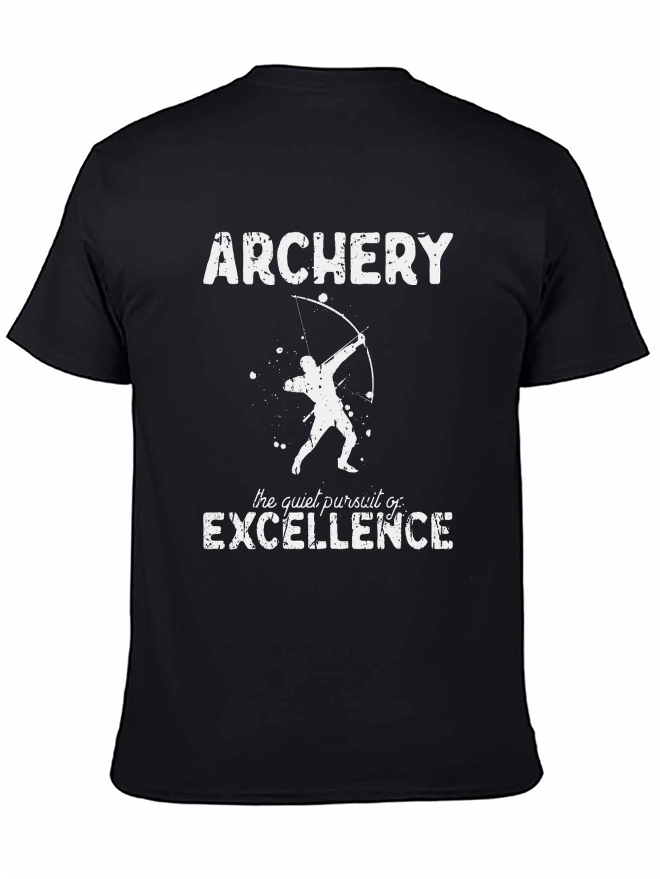 Archery Excellence Black Graphic T-Shirt
