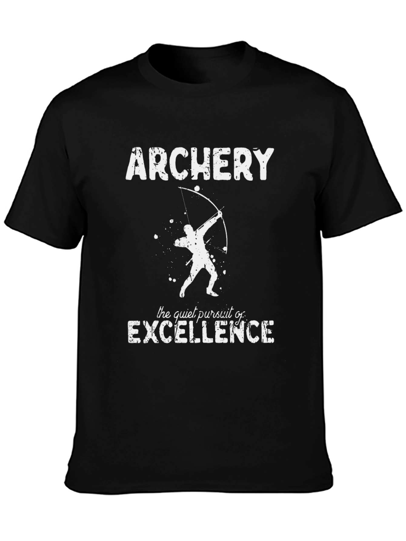 Archery Excellence Black Graphic T-Shirt