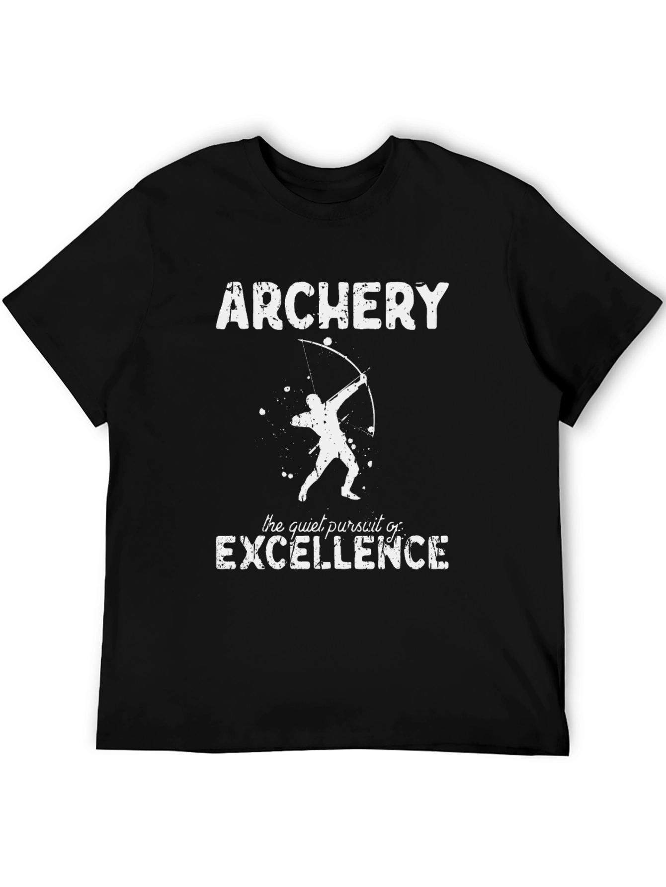 Archery Excellence Black Graphic T-Shirt