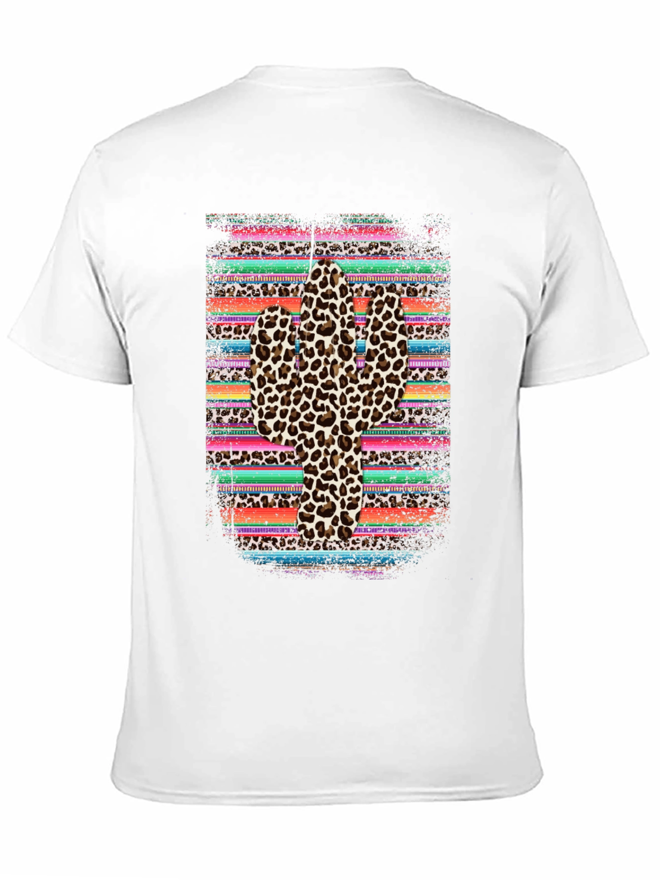 Leopard Print Cactus Graphic Tee