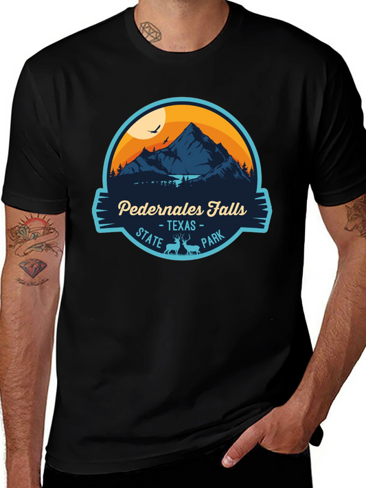 Pedernales Falls State Park Black T-Shirt