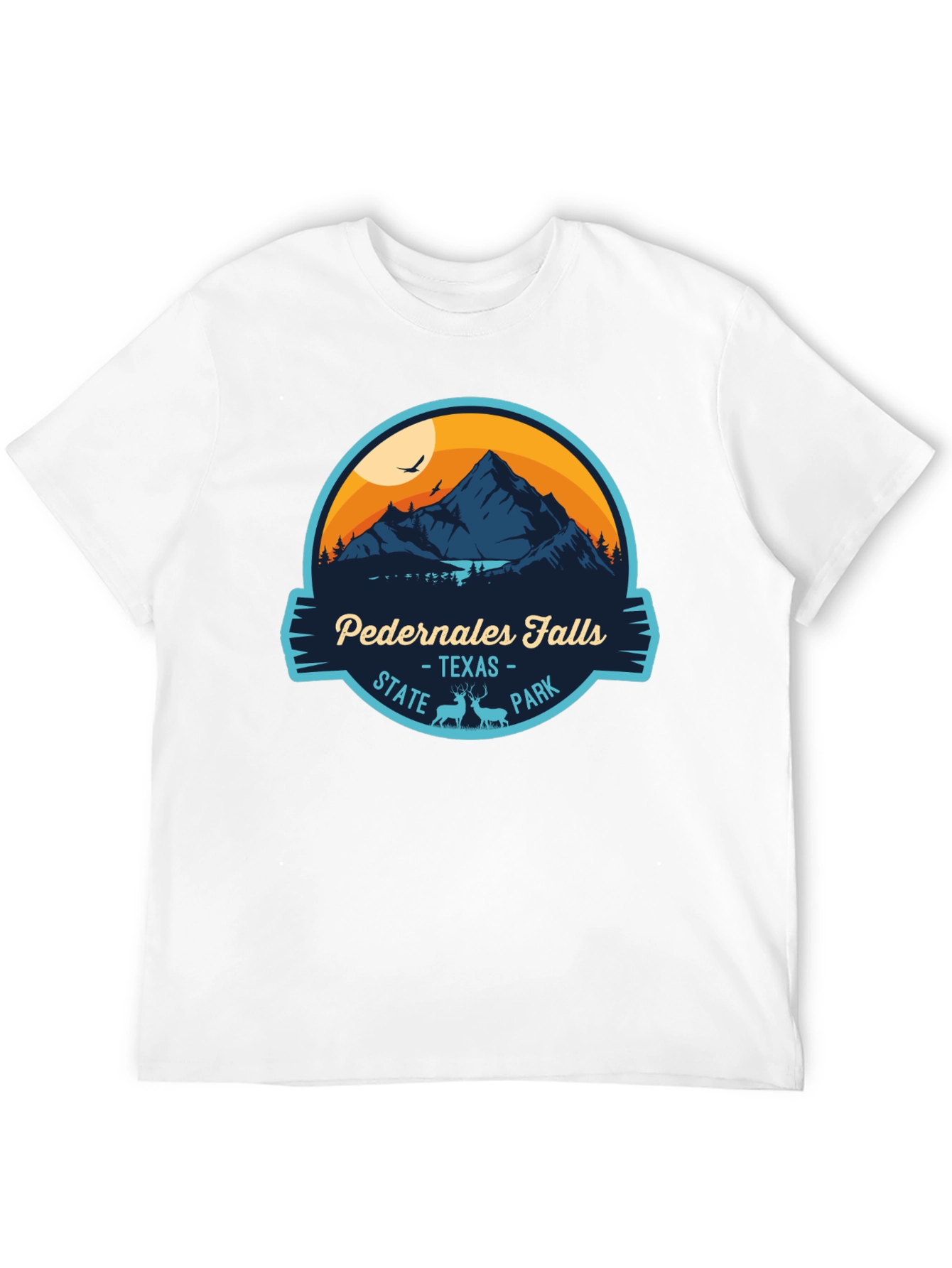 Pedernales Falls State Park Black T-Shirt