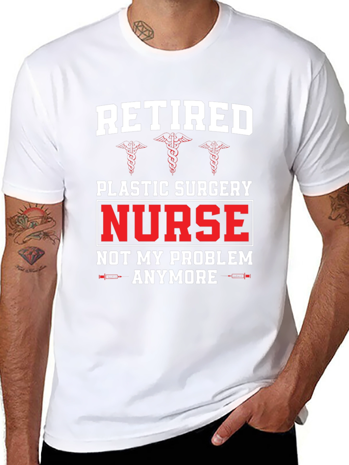 Retired Plastic Surgery Nurse T-Shirt