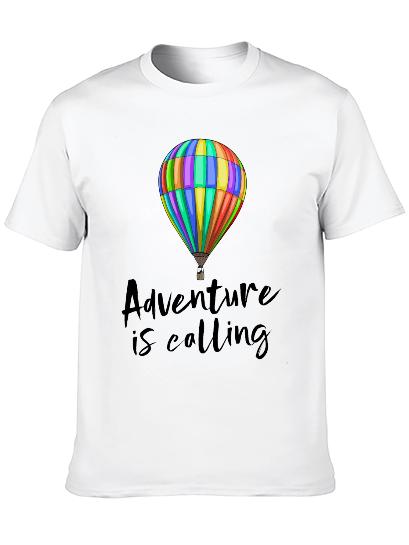 Adventure is Calling T-Shirt - Hot Air Balloon Graphic