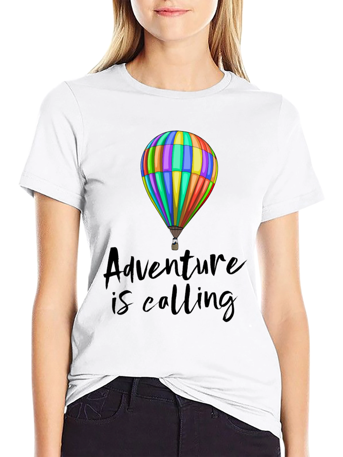 Adventure is Calling T-Shirt - Hot Air Balloon Graphic