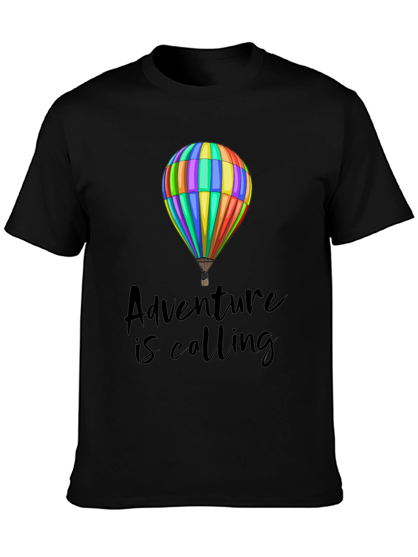 Adventure is Calling T-Shirt - Hot Air Balloon Graphic