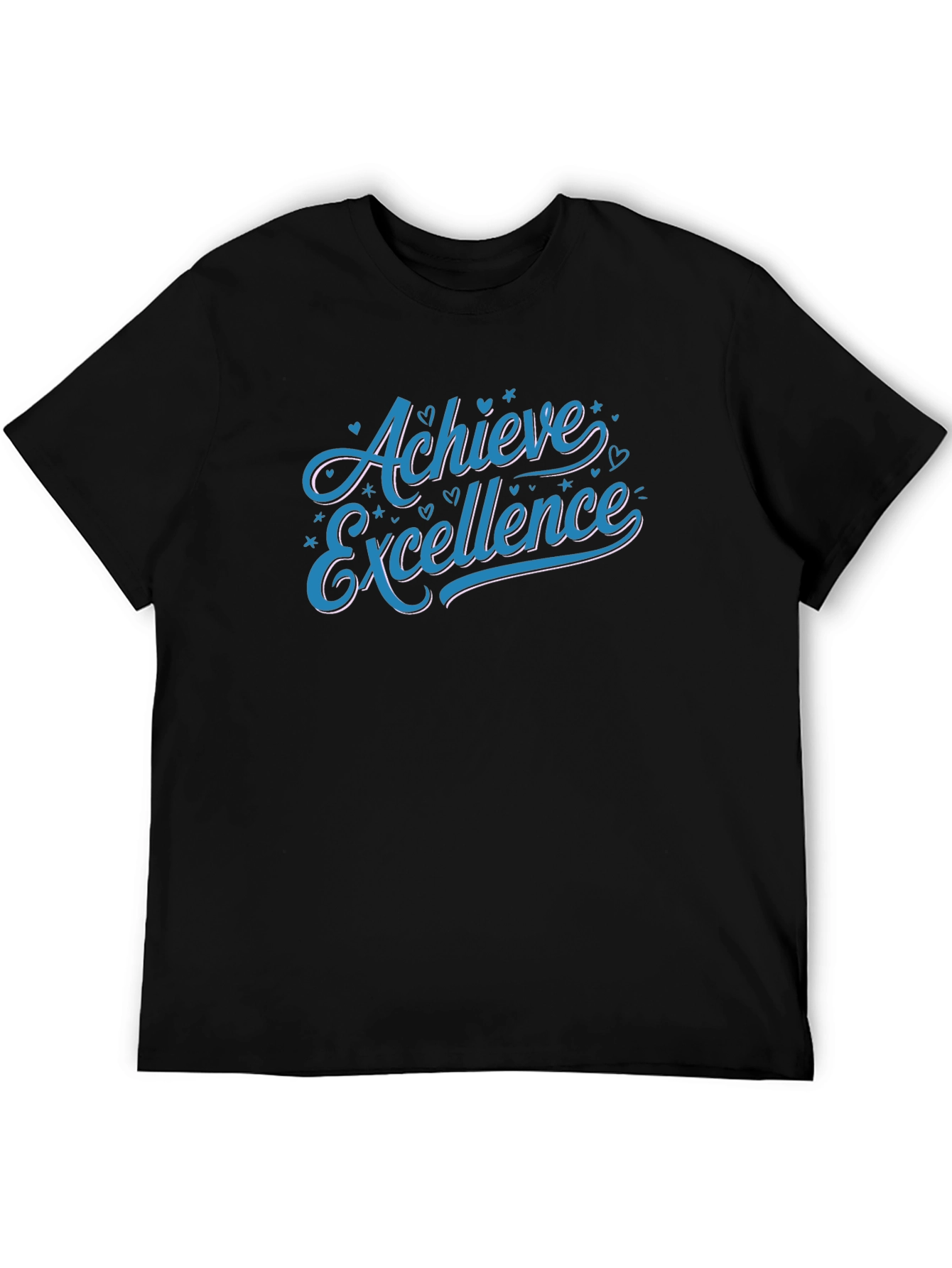 Achieve Excellence Graphic Tee - Black