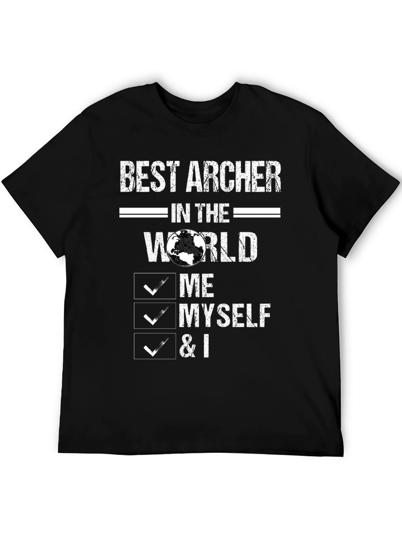 Best Archer Graphic Tee: Me Myself & I