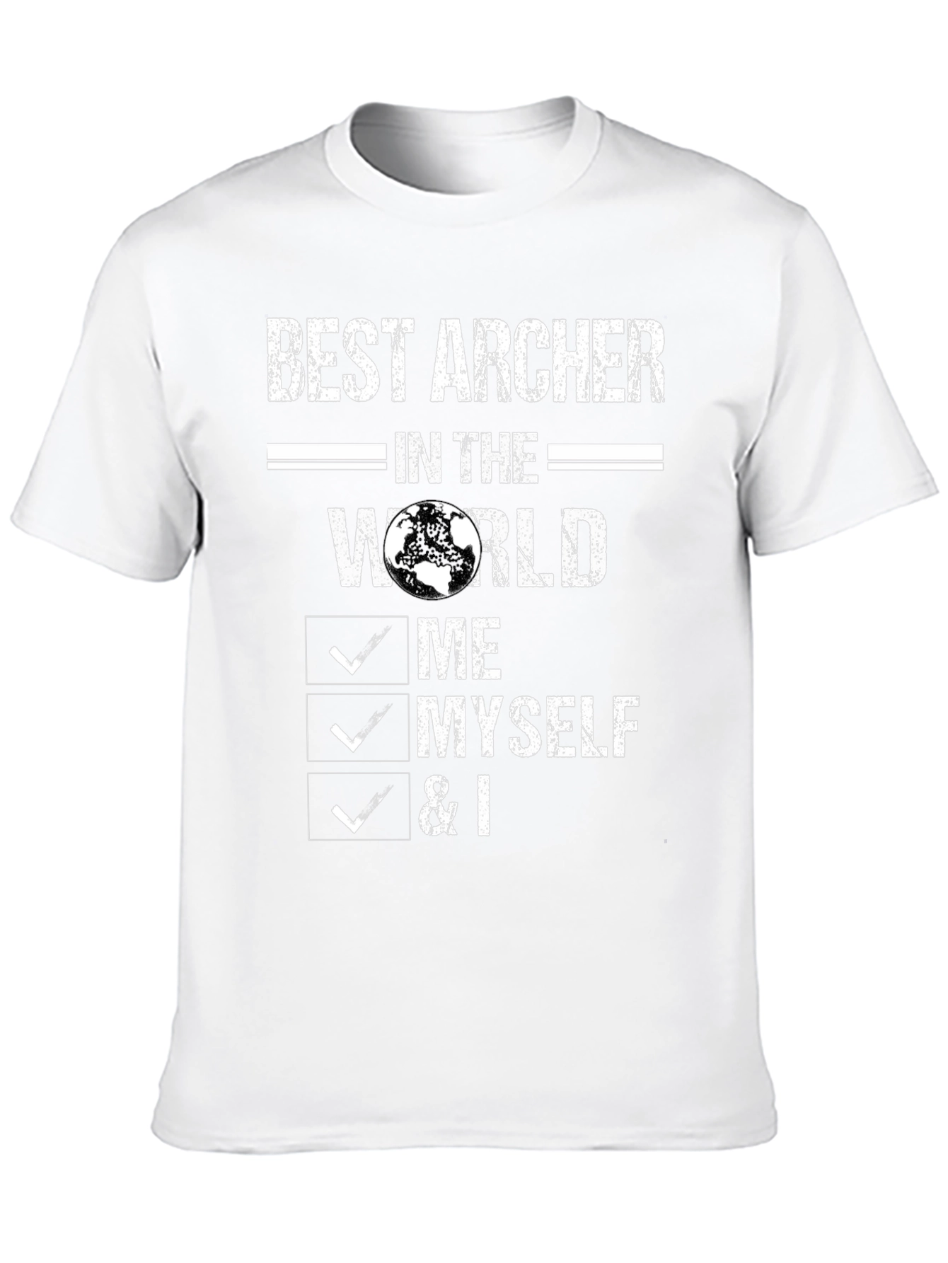 Best Archer Graphic Tee: Me Myself & I