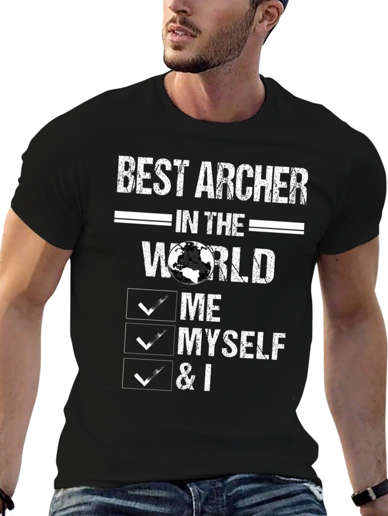 Best Archer Graphic Tee: Me Myself & I