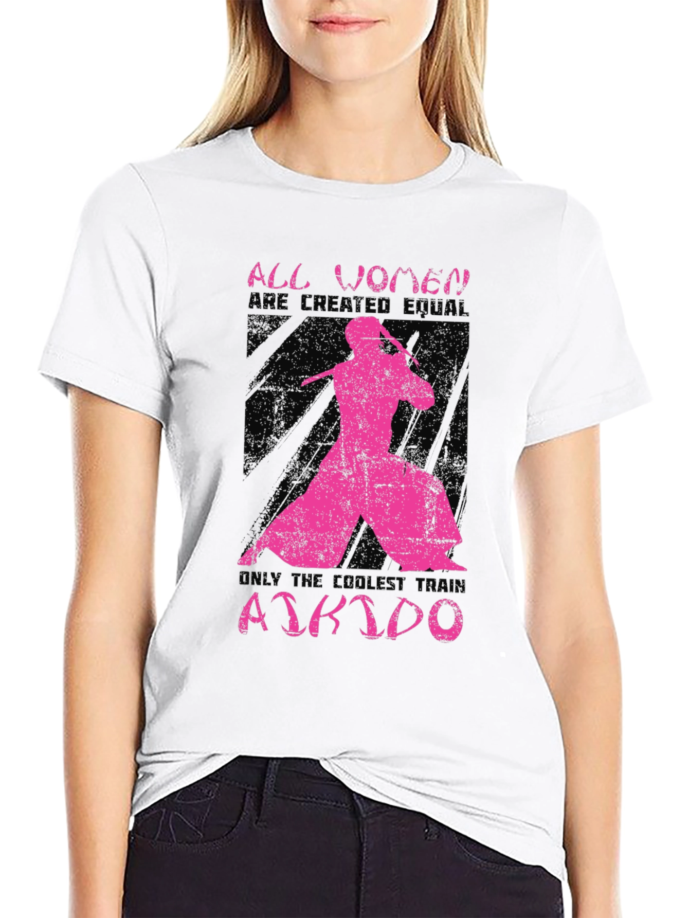 Aikido Womens T-Shirt Martial Arts Gift