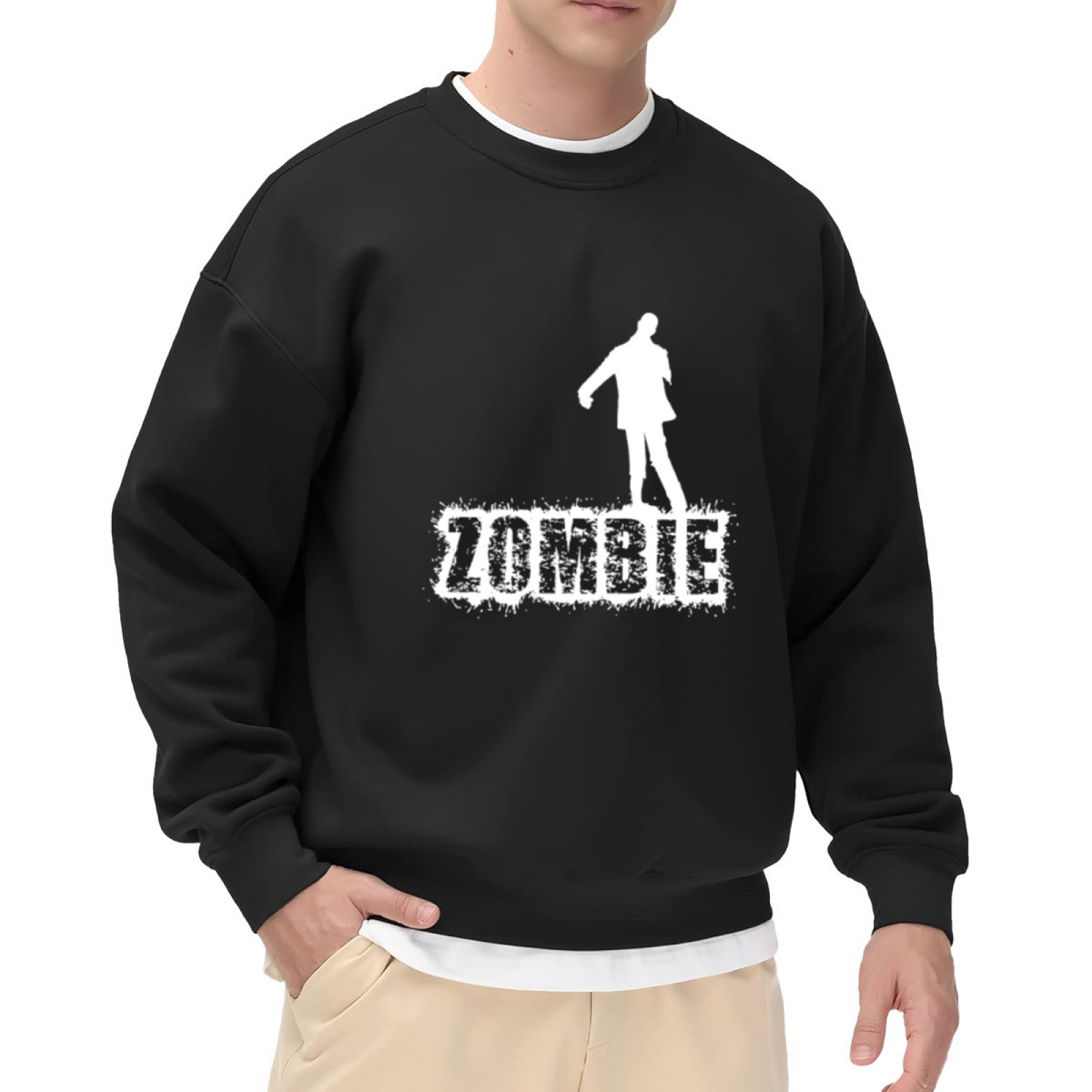 ZOMBIE RUN - Zombie Horror Graphic ԲÁìÎÀÒÂ | Unisex Pullover Sweatshirt