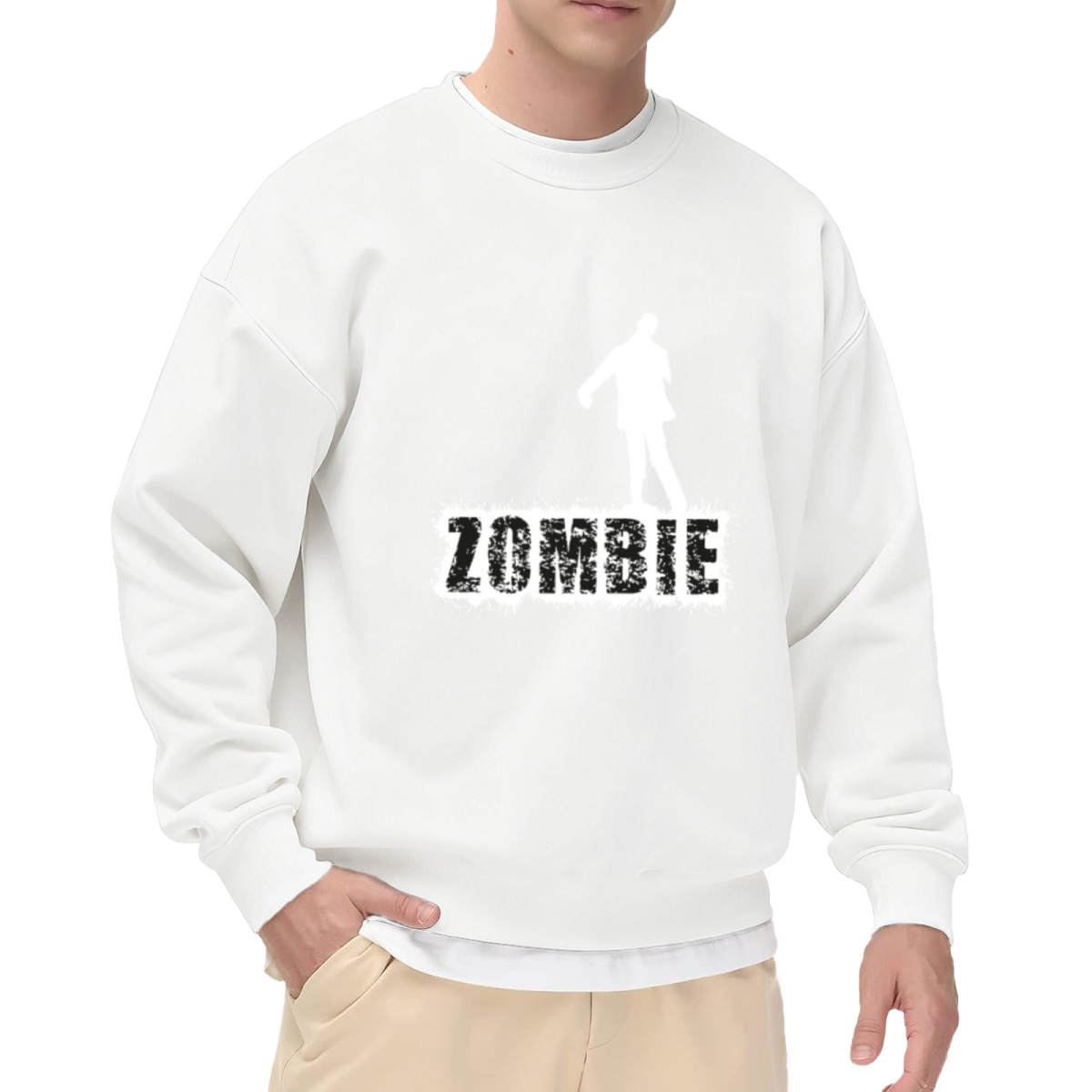 ZOMBIE RUN - Zombie Horror Graphic ԲÁìÎÀÒÂ | Unisex Pullover Sweatshirt
