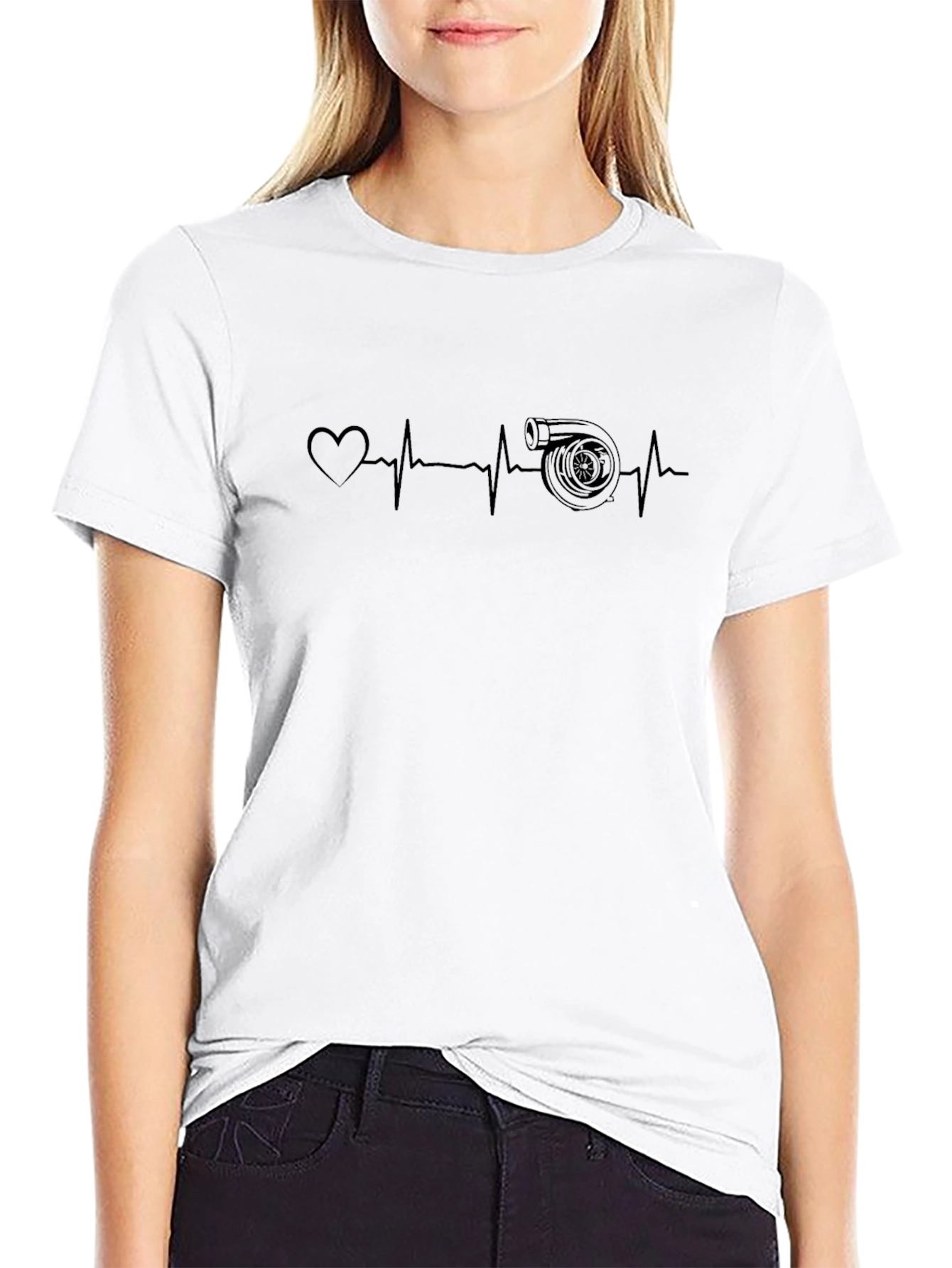 Turbo Heartbeat T-Shirt - Automotive Enthusiast Tee