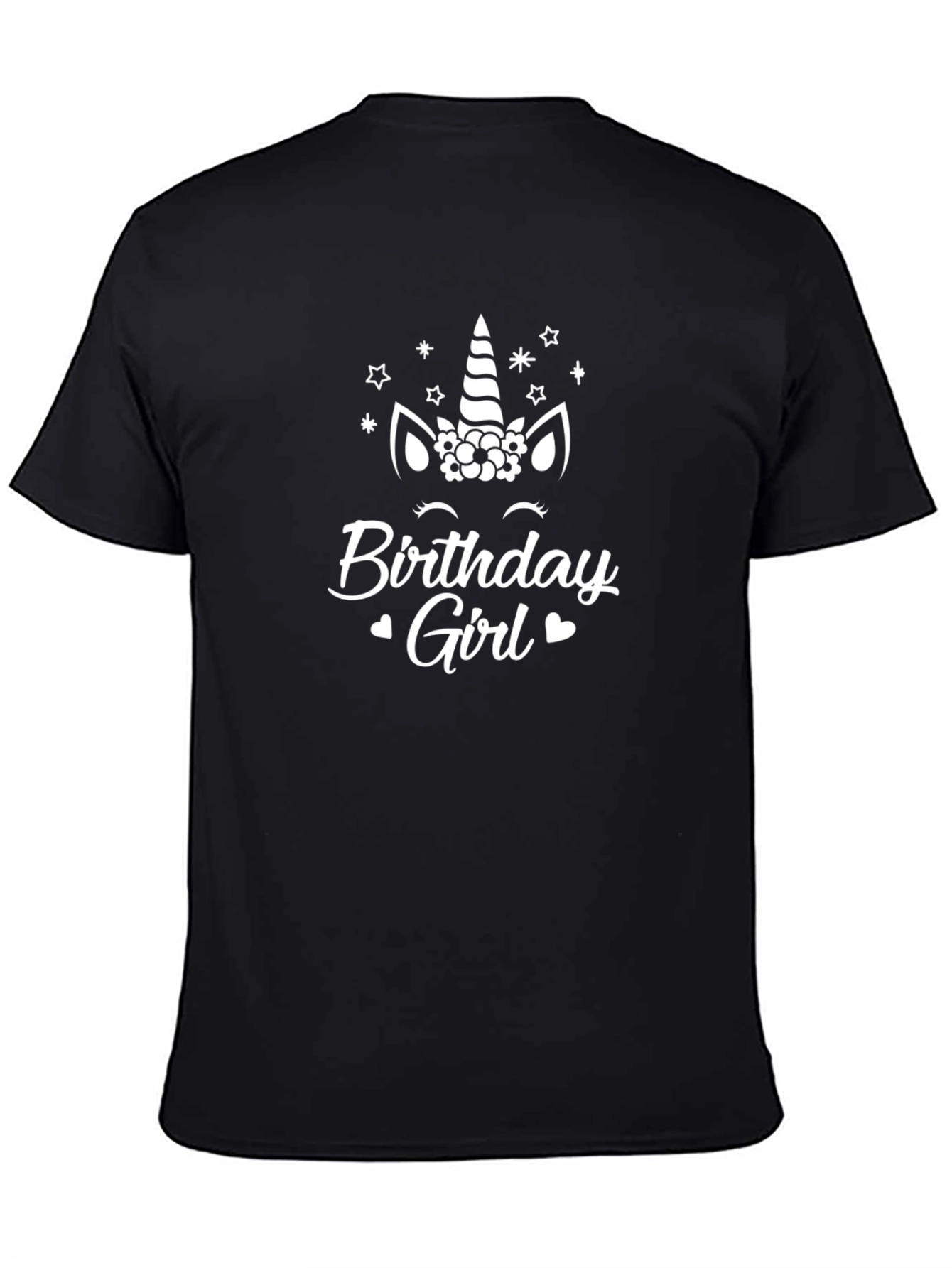 Birthday Girl Unicorn Graphic T-Shirt