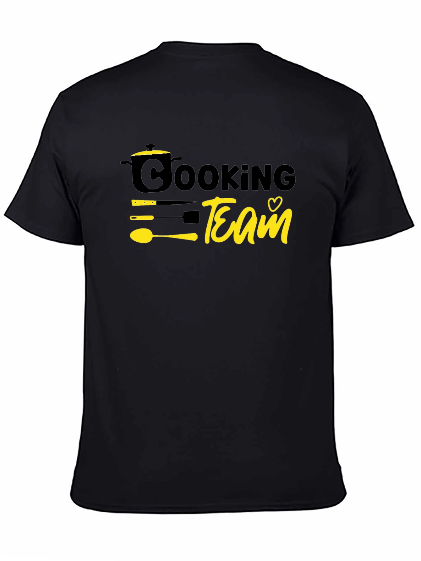 Cooking Team Graphic Tee - Black