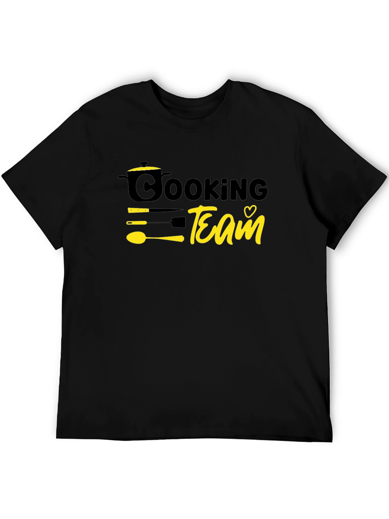 Cooking Team Graphic Tee - Black
