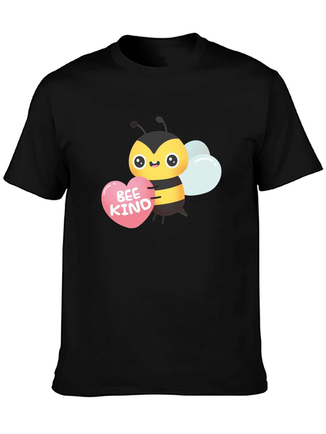 Bee Kind T-Shirt - Cute Bee with Heart Design
