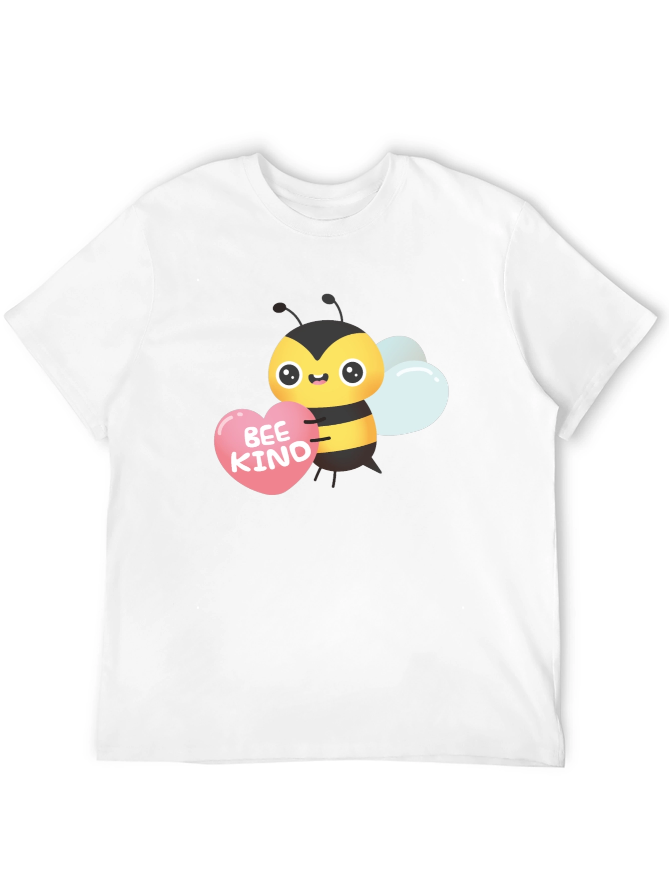 Bee Kind T-Shirt - Cute Bee with Heart Design