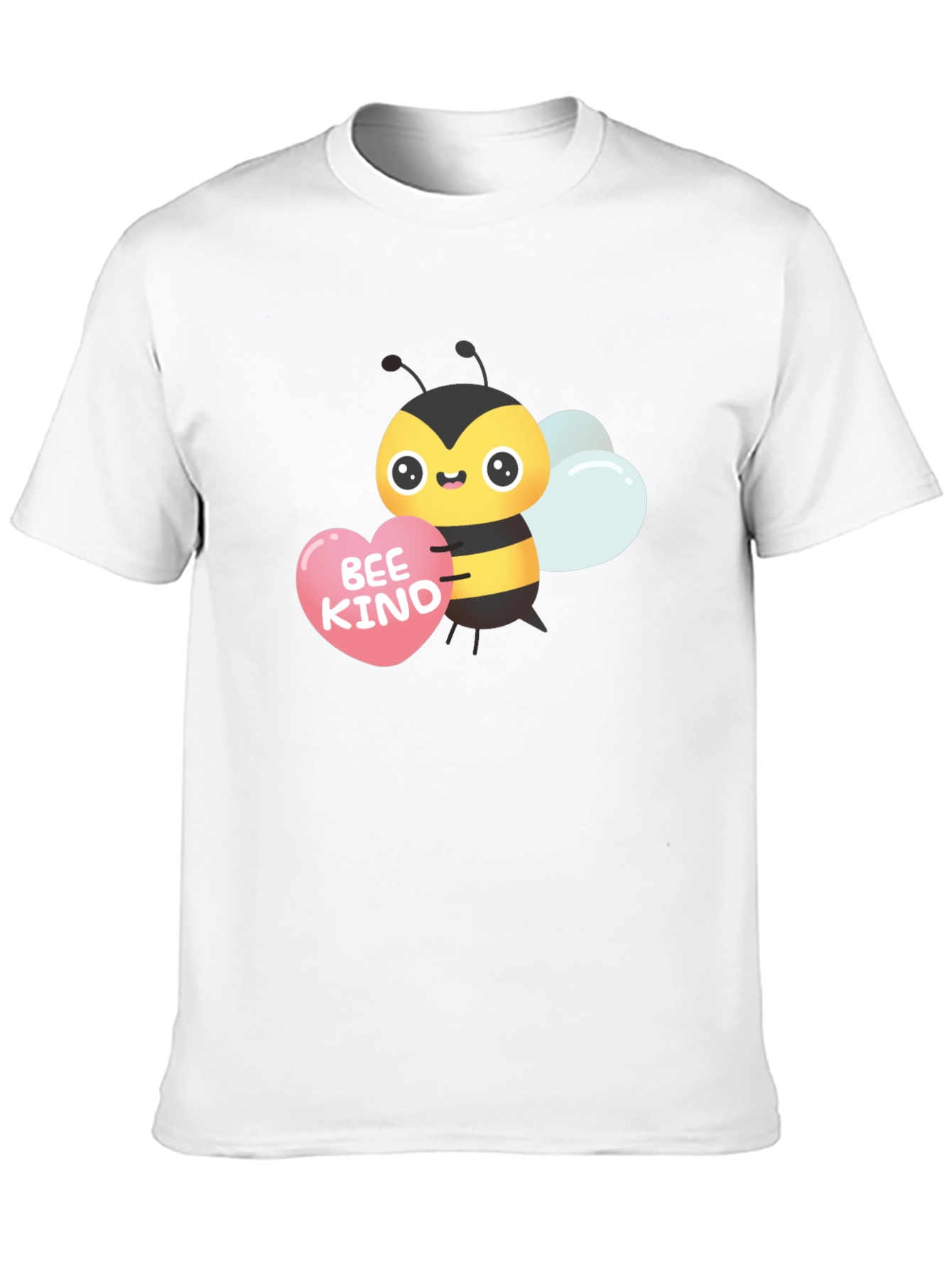 Bee Kind T-Shirt - Cute Bee with Heart Design