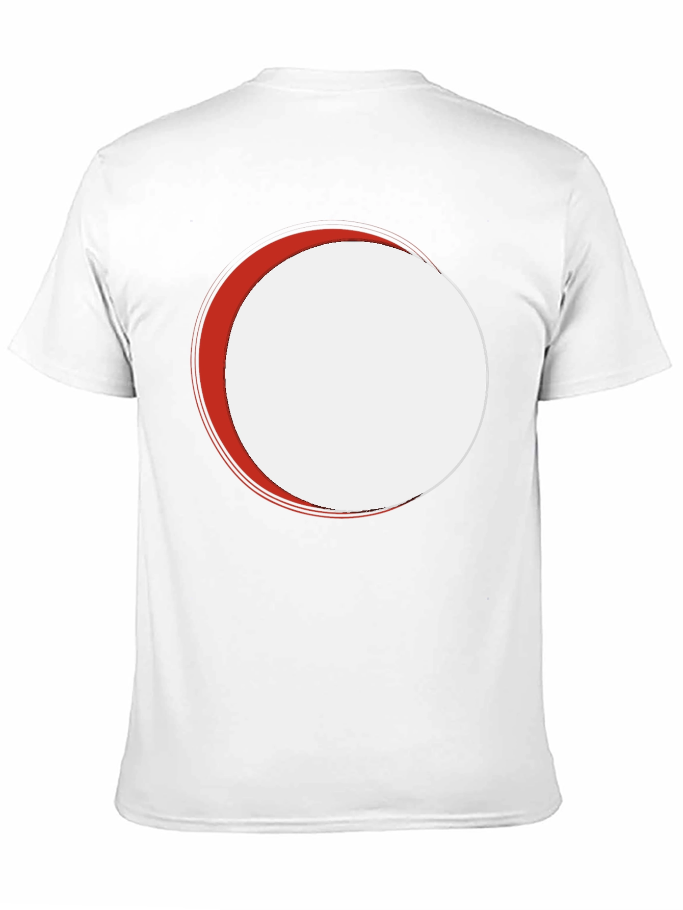 Modern Graphic Tee with Circle Design
