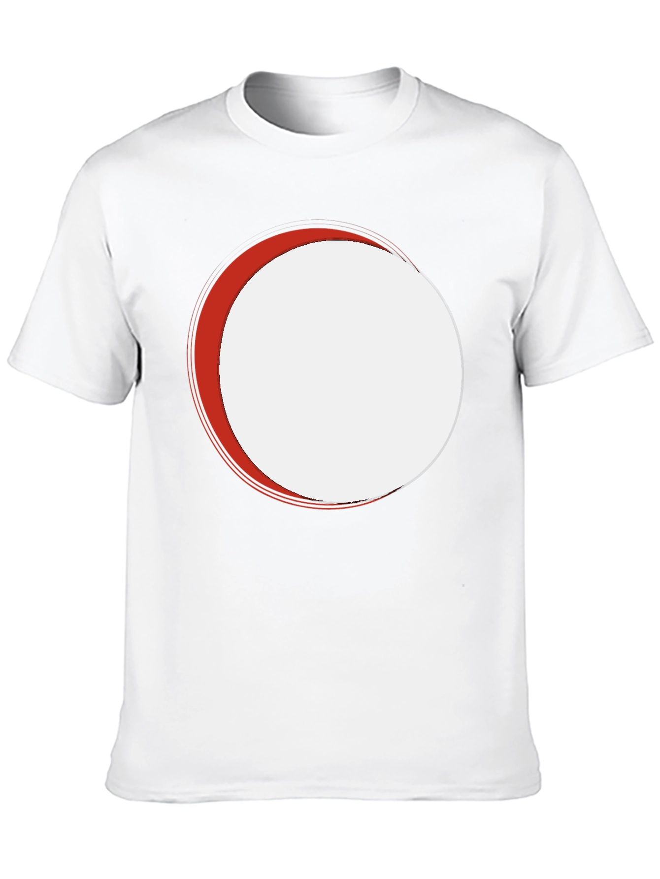Modern Graphic Tee with Circle Design