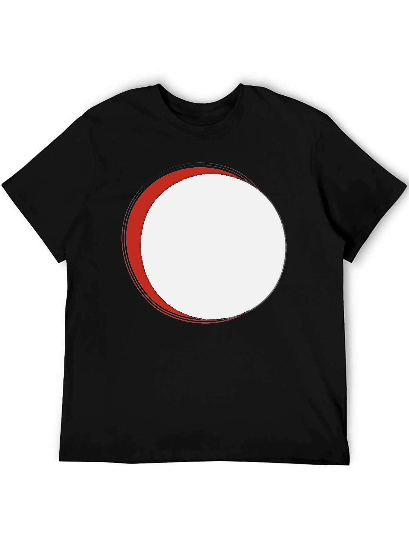 Modern Graphic Tee with Circle Design