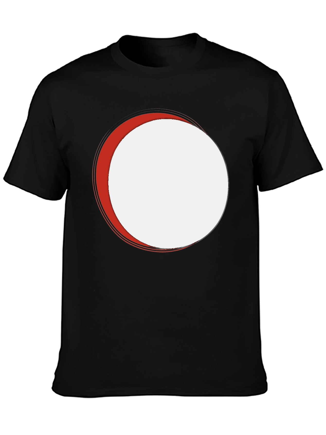 Modern Graphic Tee with Circle Design