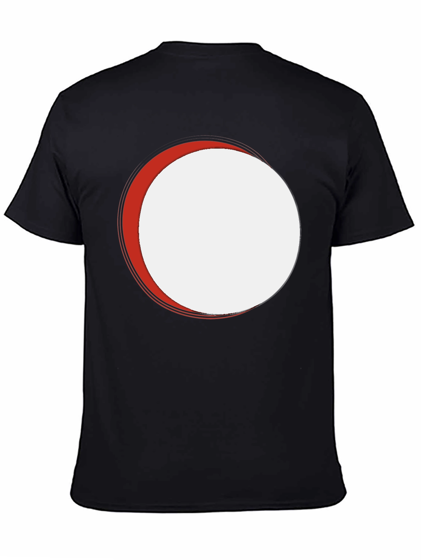 Modern Graphic Tee with Circle Design