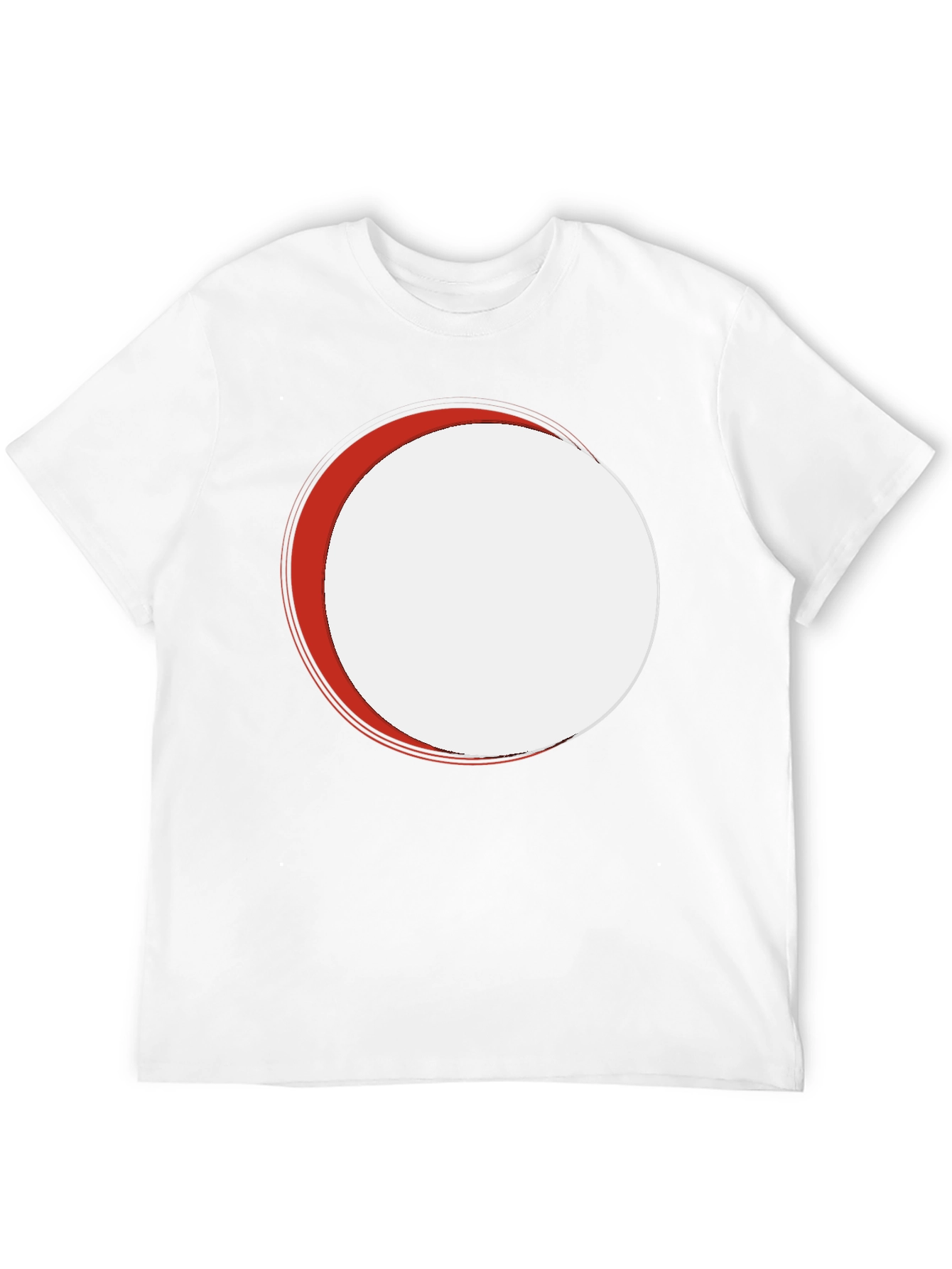 Modern Graphic Tee with Circle Design