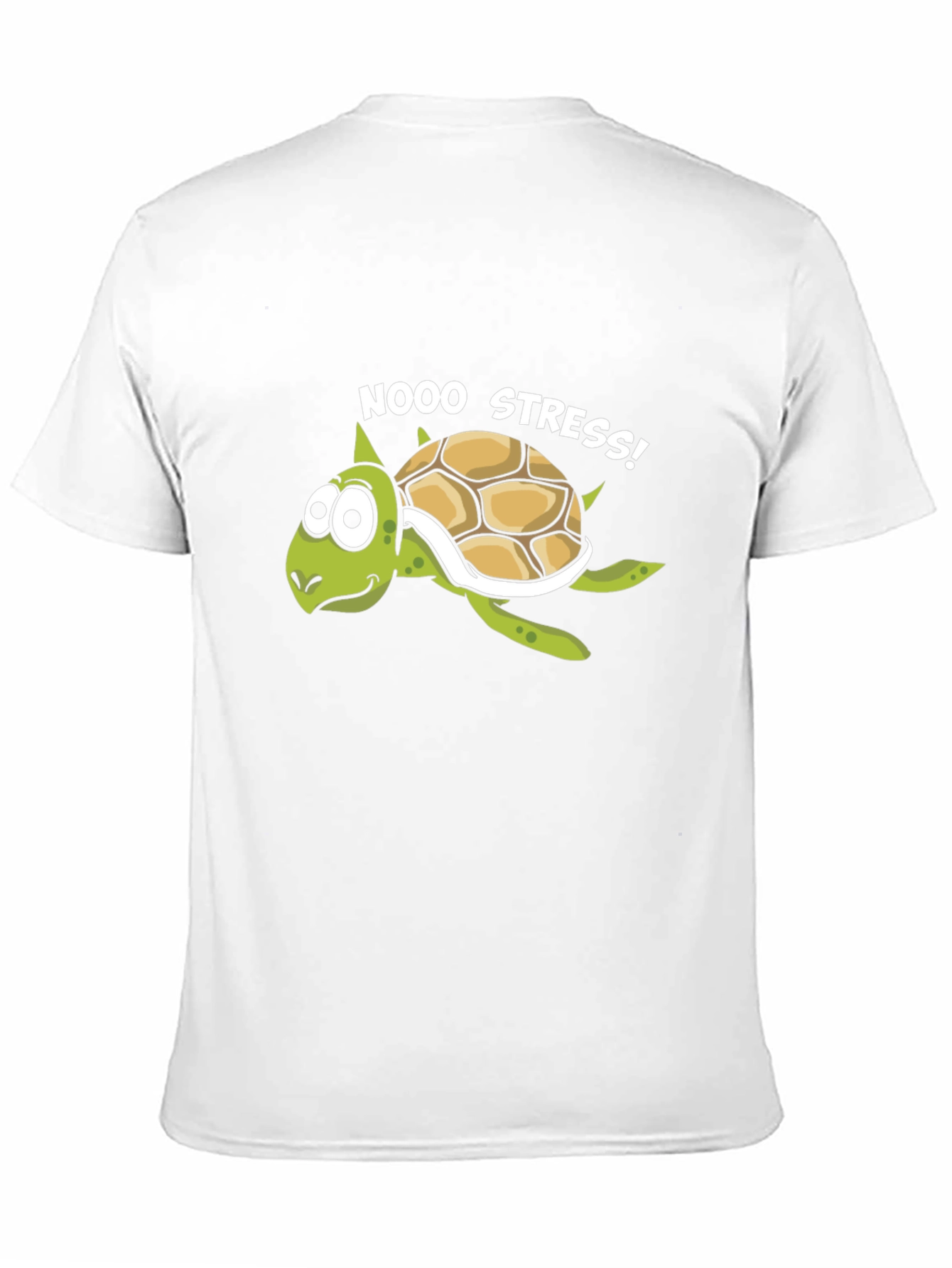 No Stress Turtle Graphic T-Shirt - Relaxed Fit