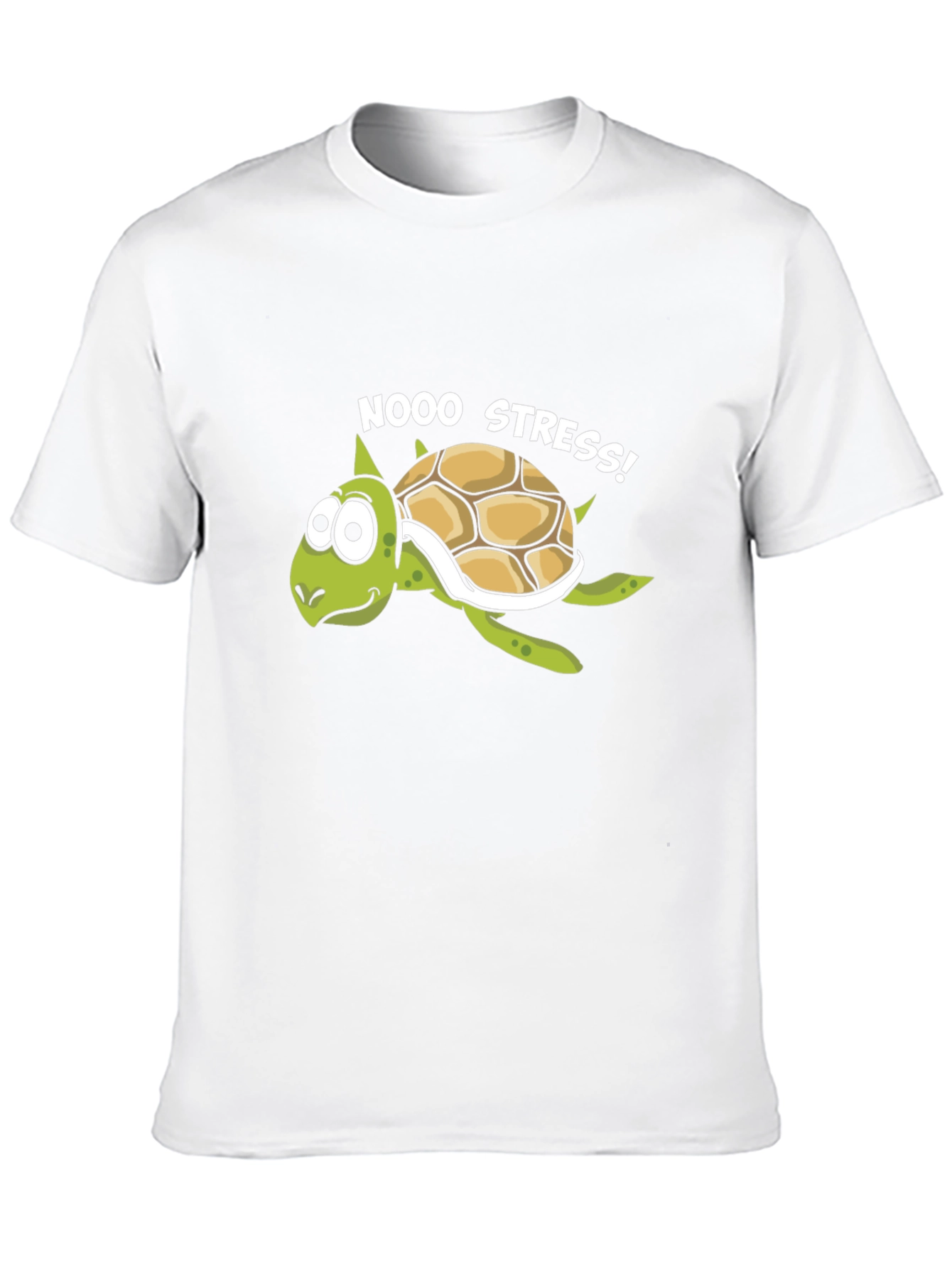 No Stress Turtle Graphic T-Shirt - Relaxed Fit