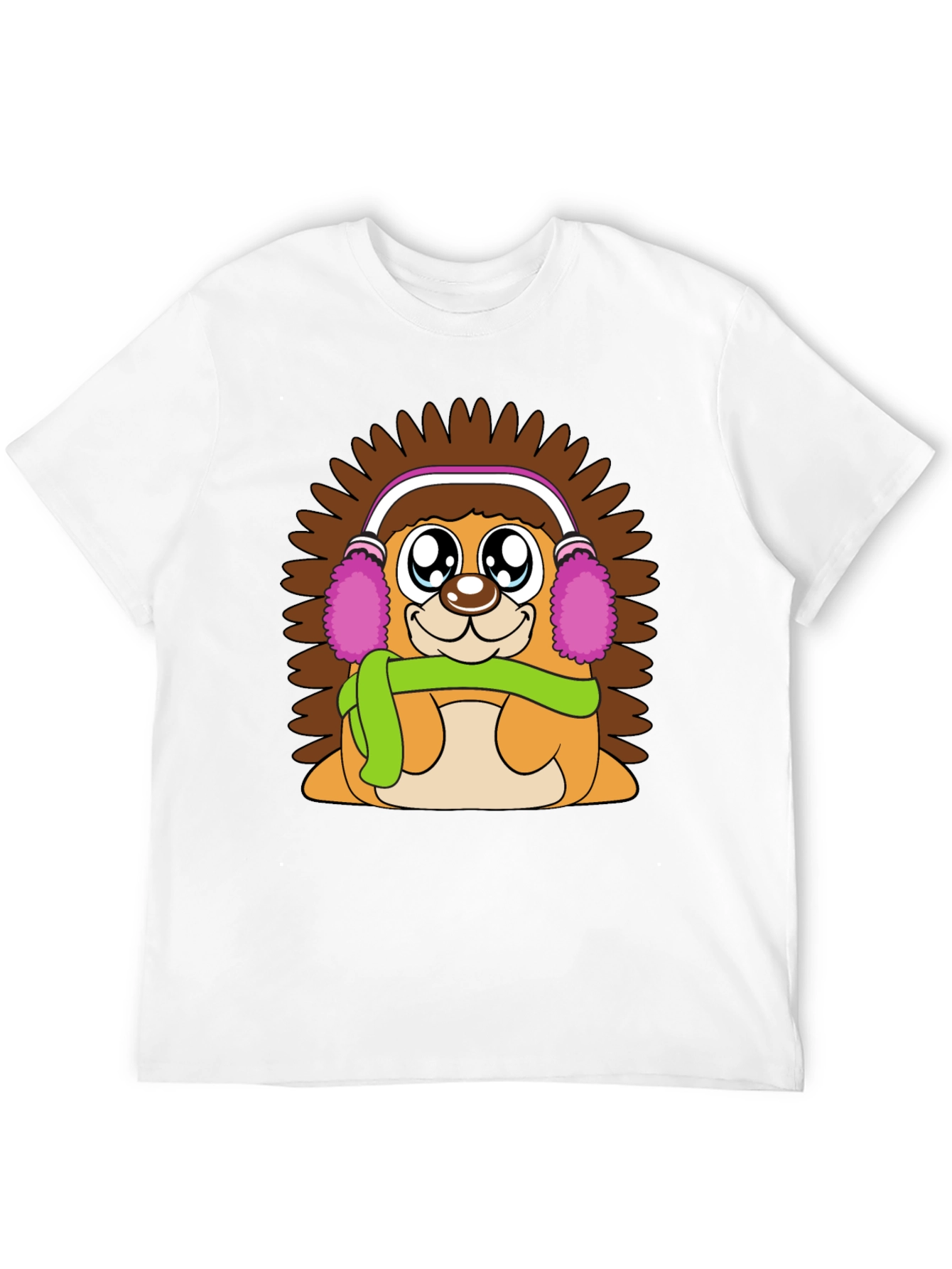 Cute Hedgehog T-Shirt: Warm & Fuzzy Design