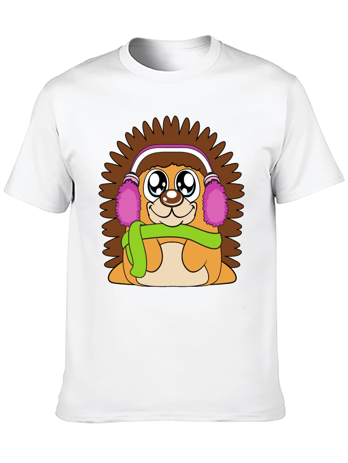 Cute Hedgehog T-Shirt: Warm & Fuzzy Design