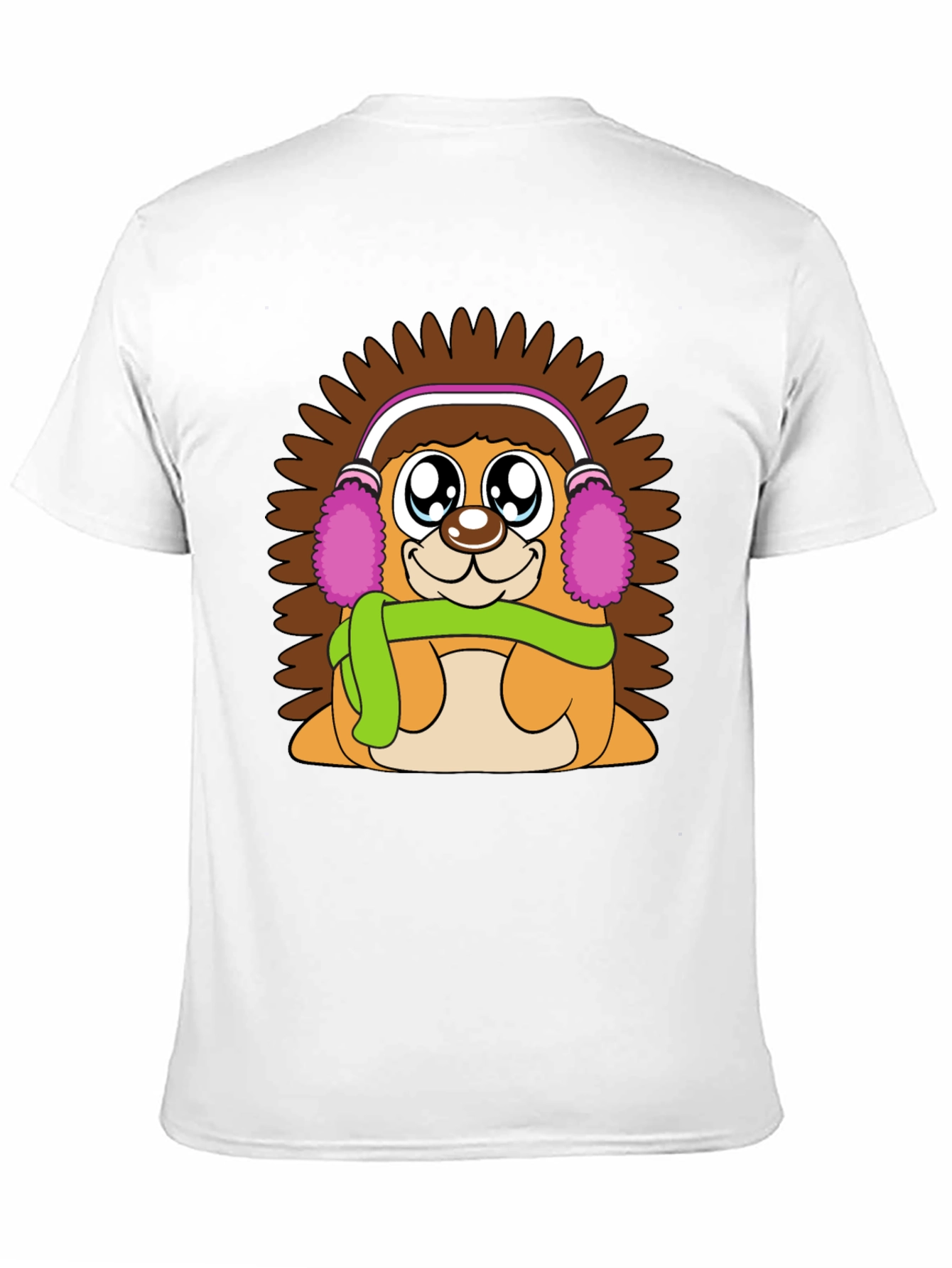 Cute Hedgehog T-Shirt: Warm & Fuzzy Design
