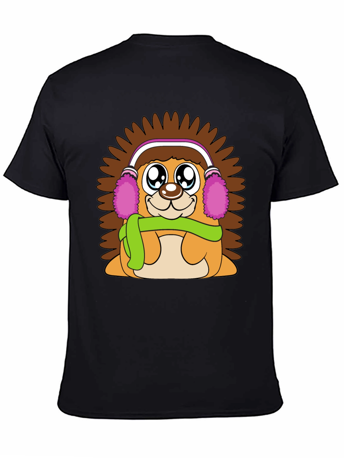 Cute Hedgehog T-Shirt: Warm & Fuzzy Design