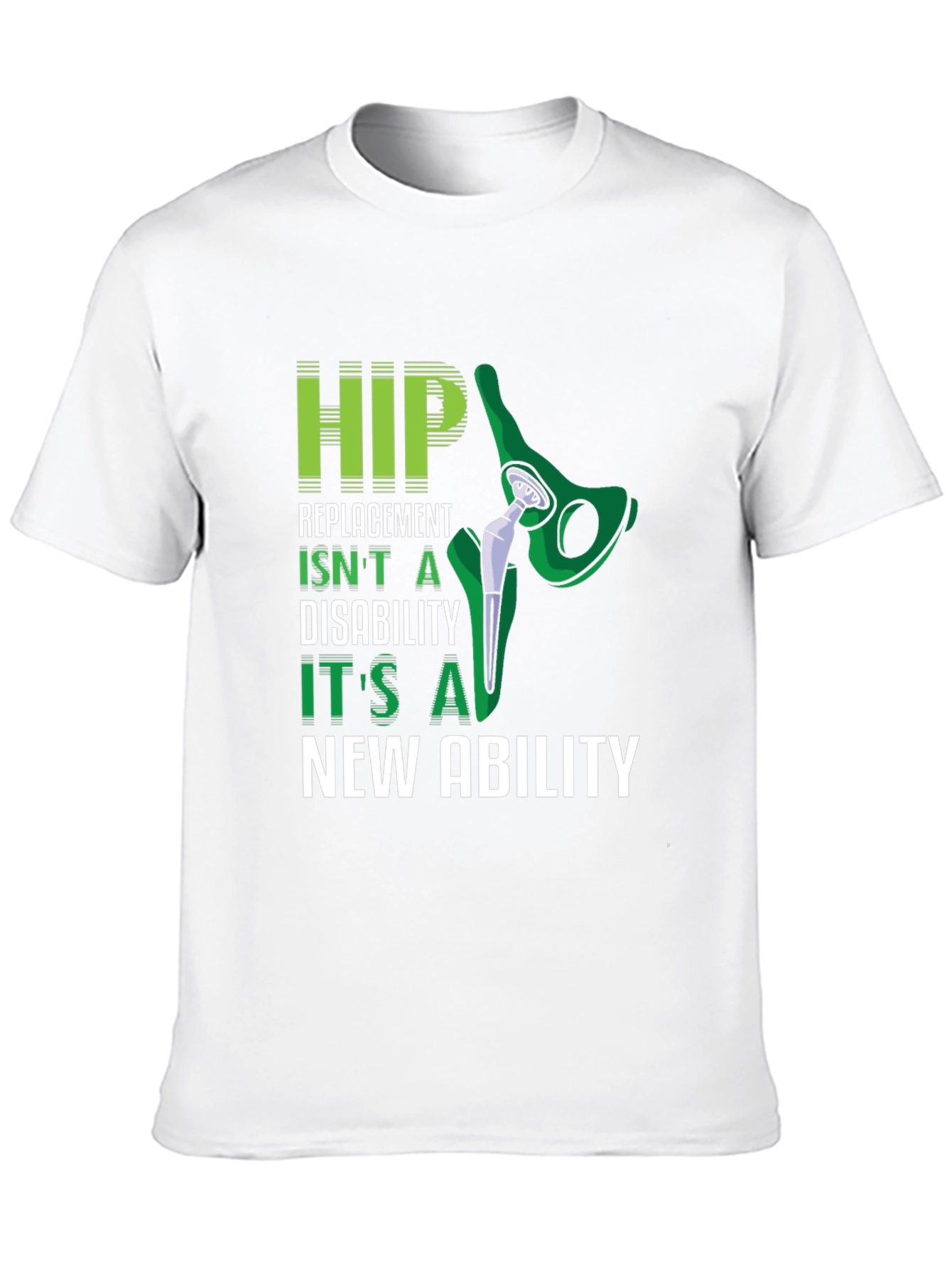 Hip Replacement New Ability Graphic T-Shirt
