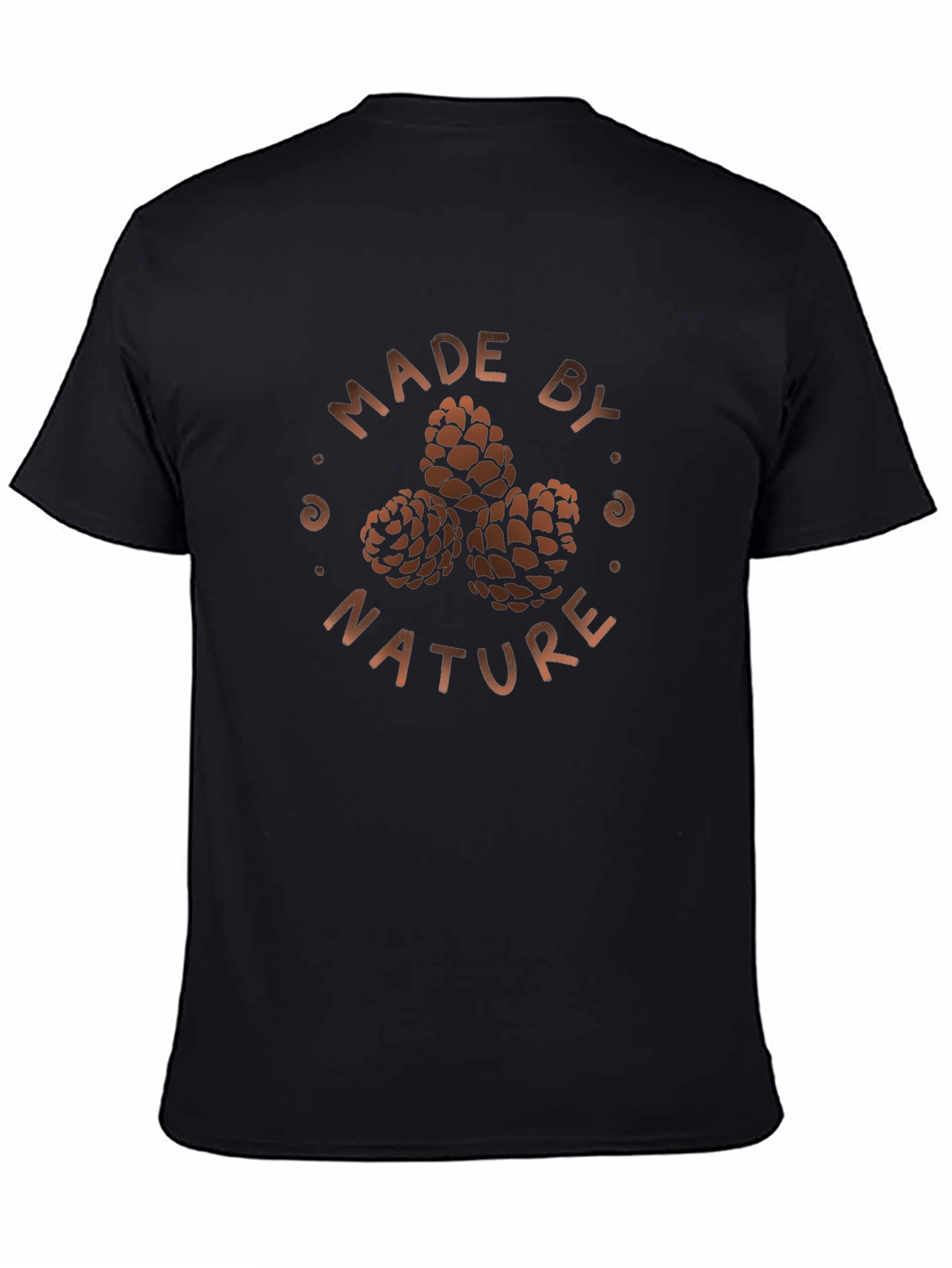 Made by Nature Black Graphic T-Shirt