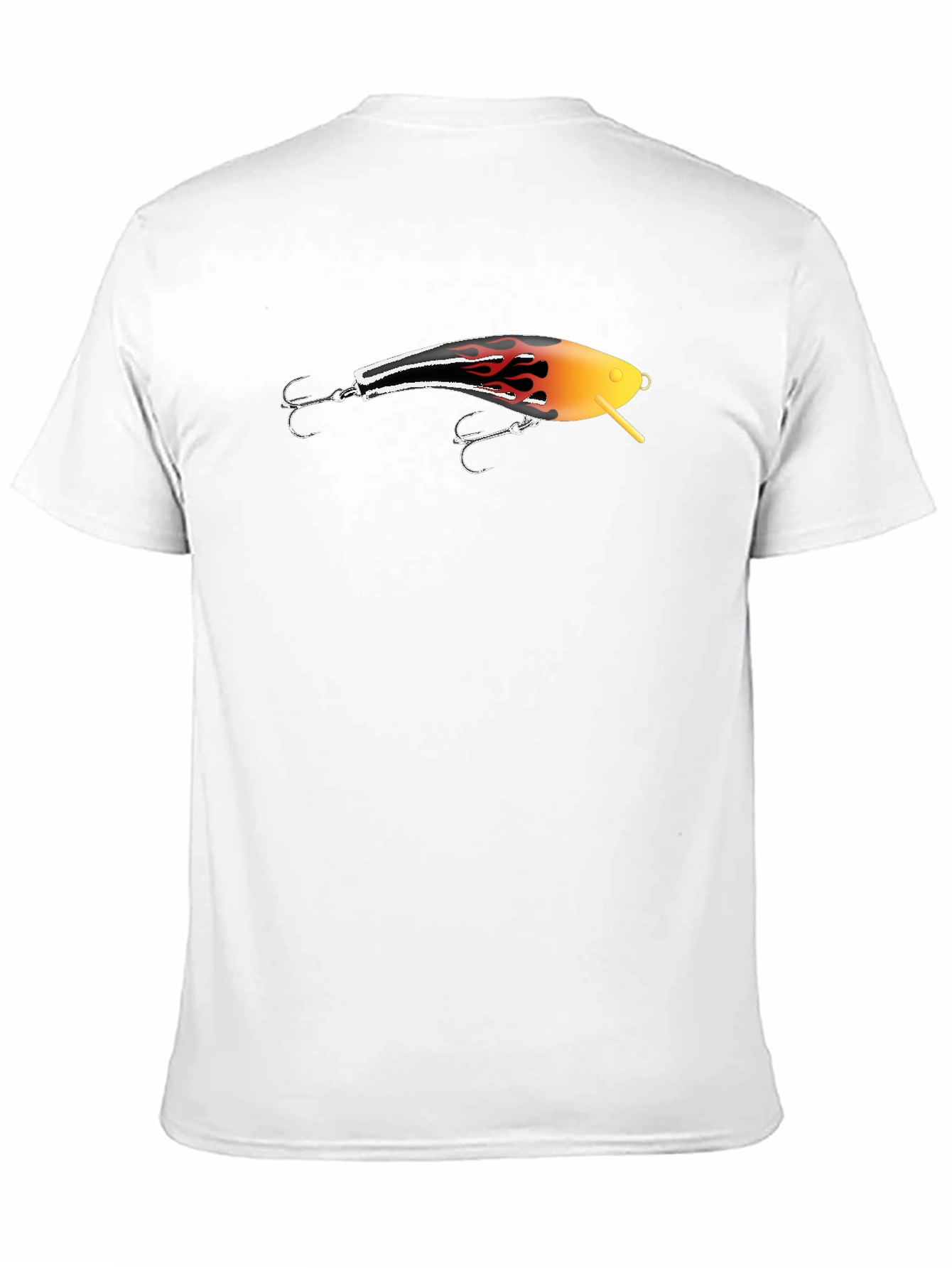 Fishing Lure Graphic T-Shirt - Black