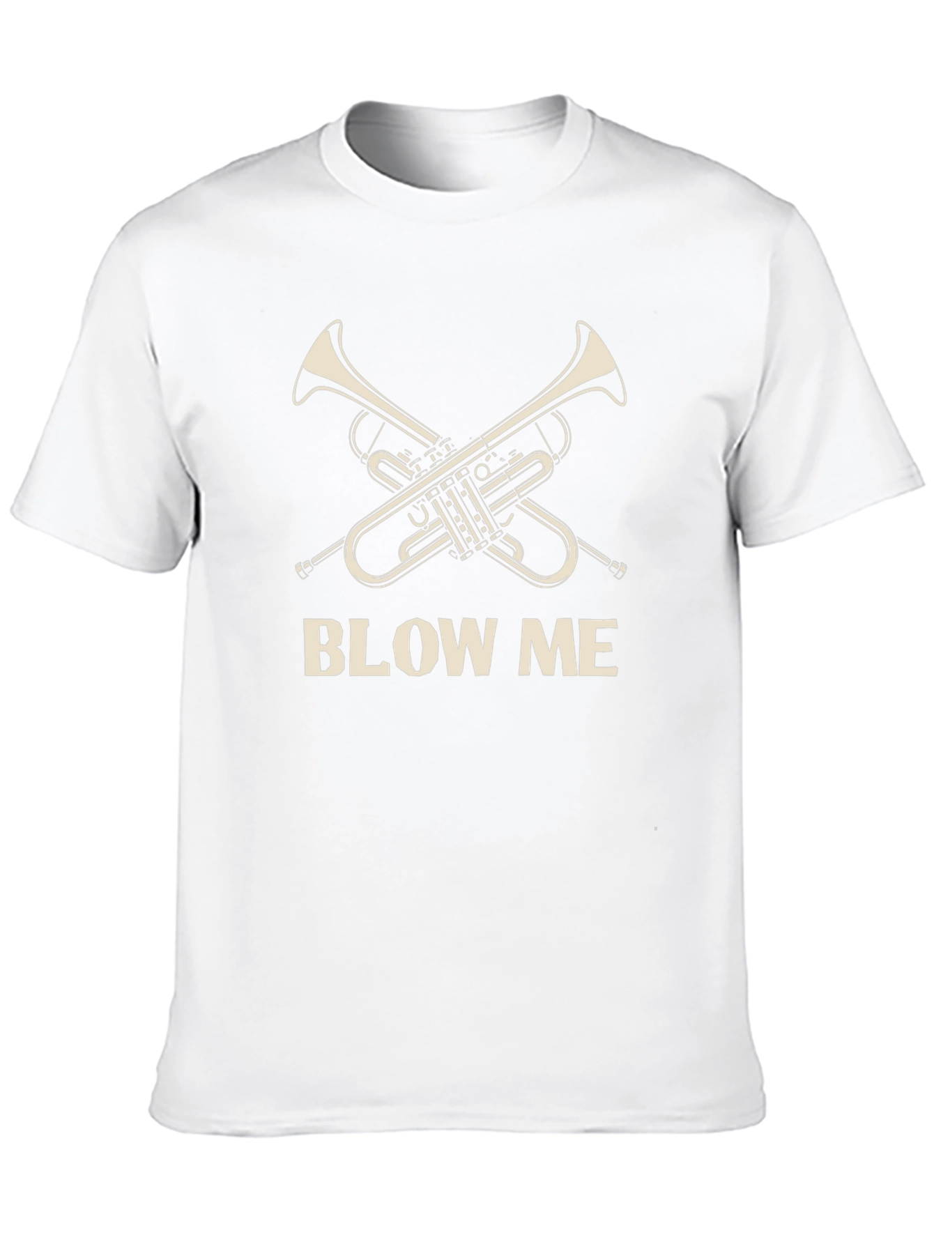 Blow Me Trumpet T-Shirt - Musical Humor Tee