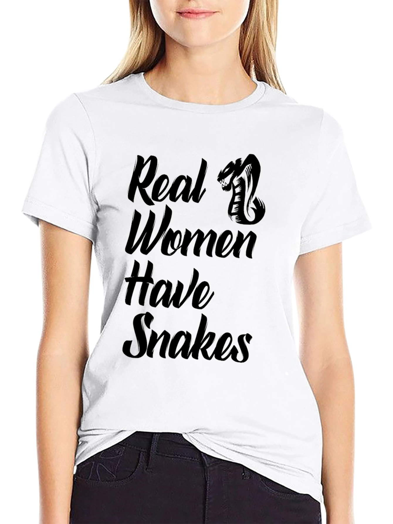 Real Women Have Snakes T-Shirt - Graphic Tee