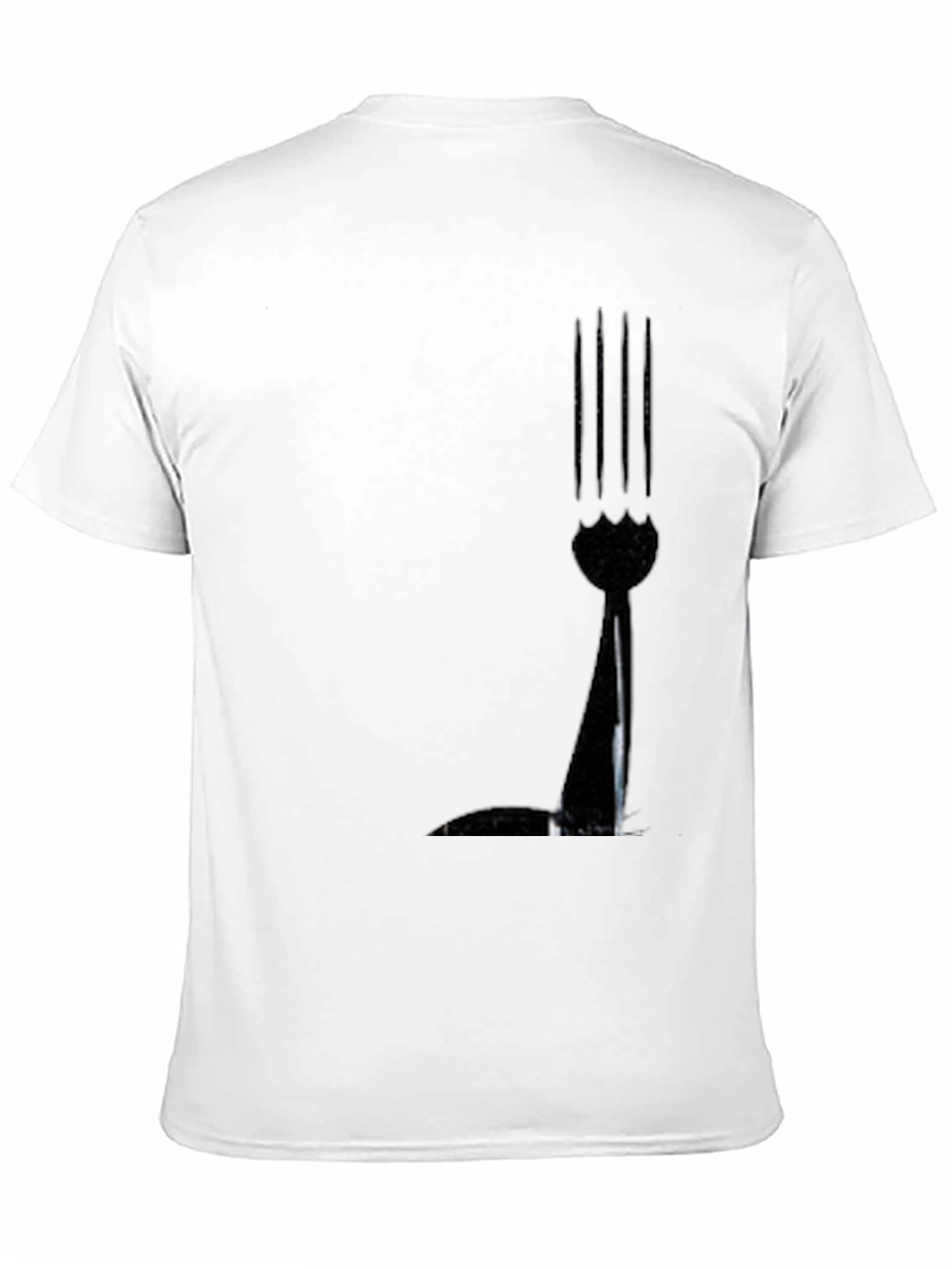 Abstract Black Graphic Tee - Modern Art Shirt