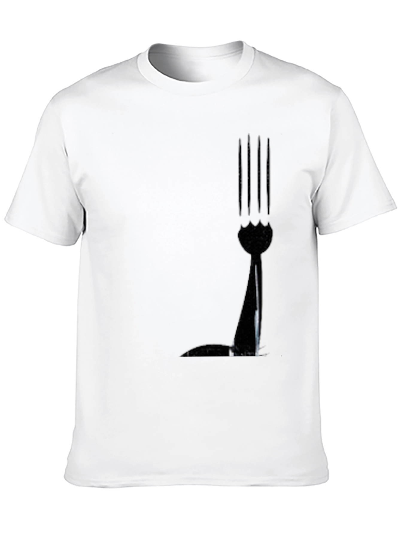 Abstract Black Graphic Tee - Modern Art Shirt