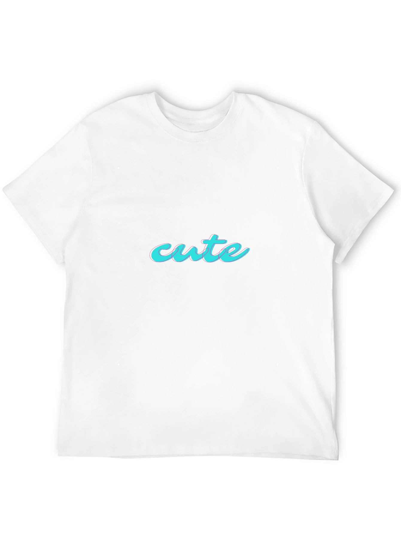 Cute Graphic Print Black T-Shirt