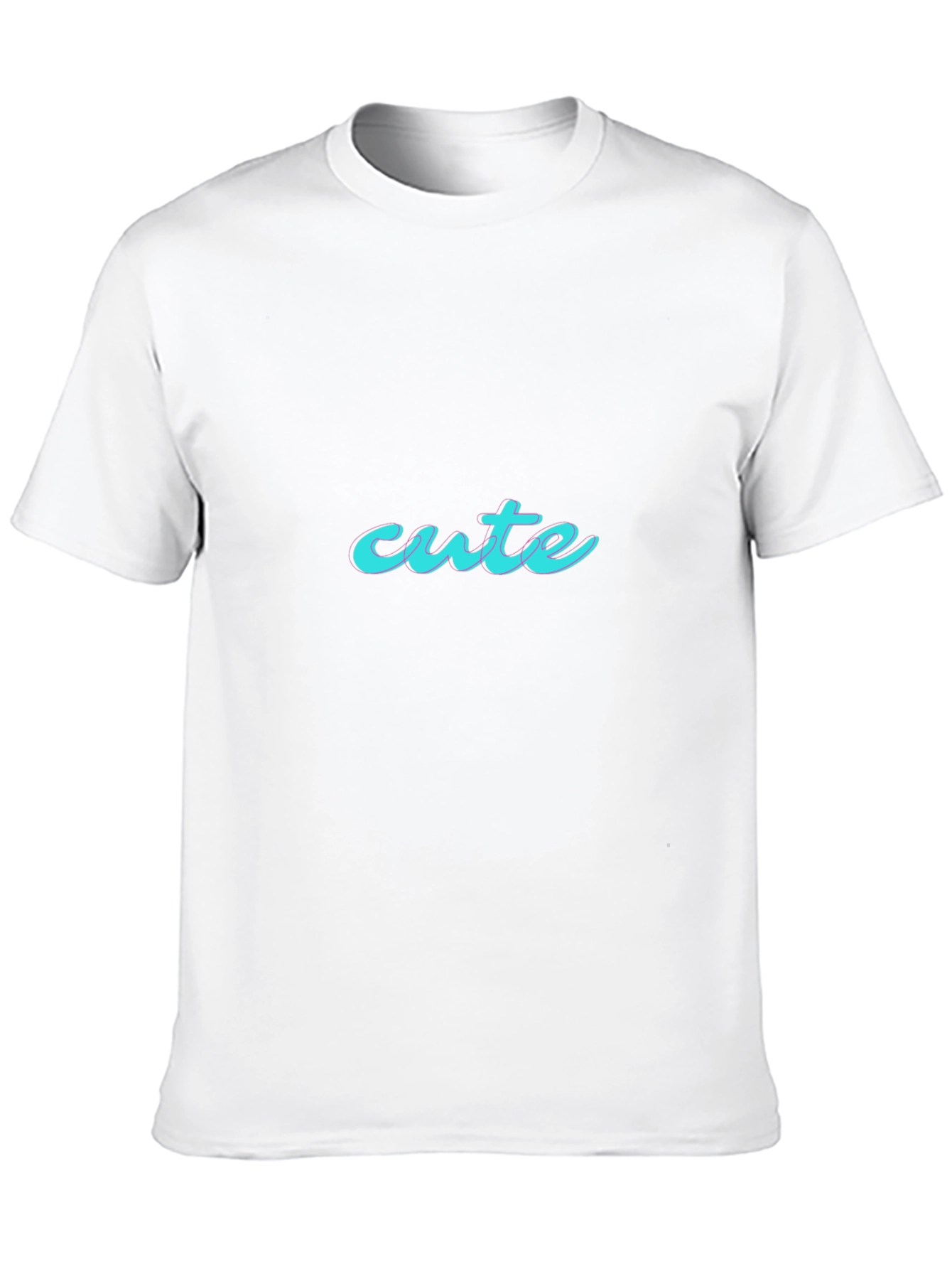 Cute Graphic Print Black T-Shirt