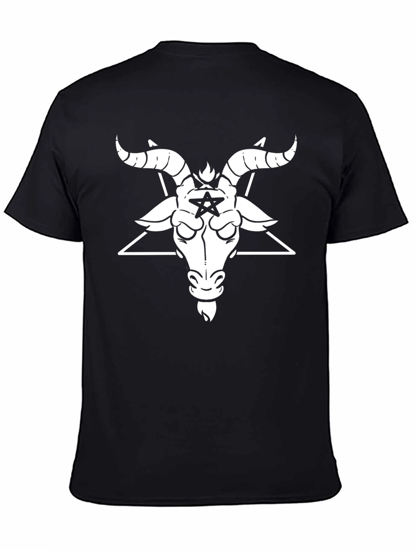 Baphomet Graphic T-Shirt - Black