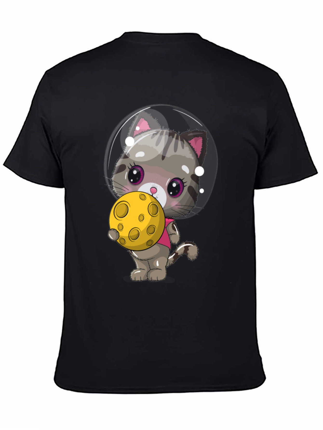 Astronaut Cat T-Shirt - Cute Kitten in Space