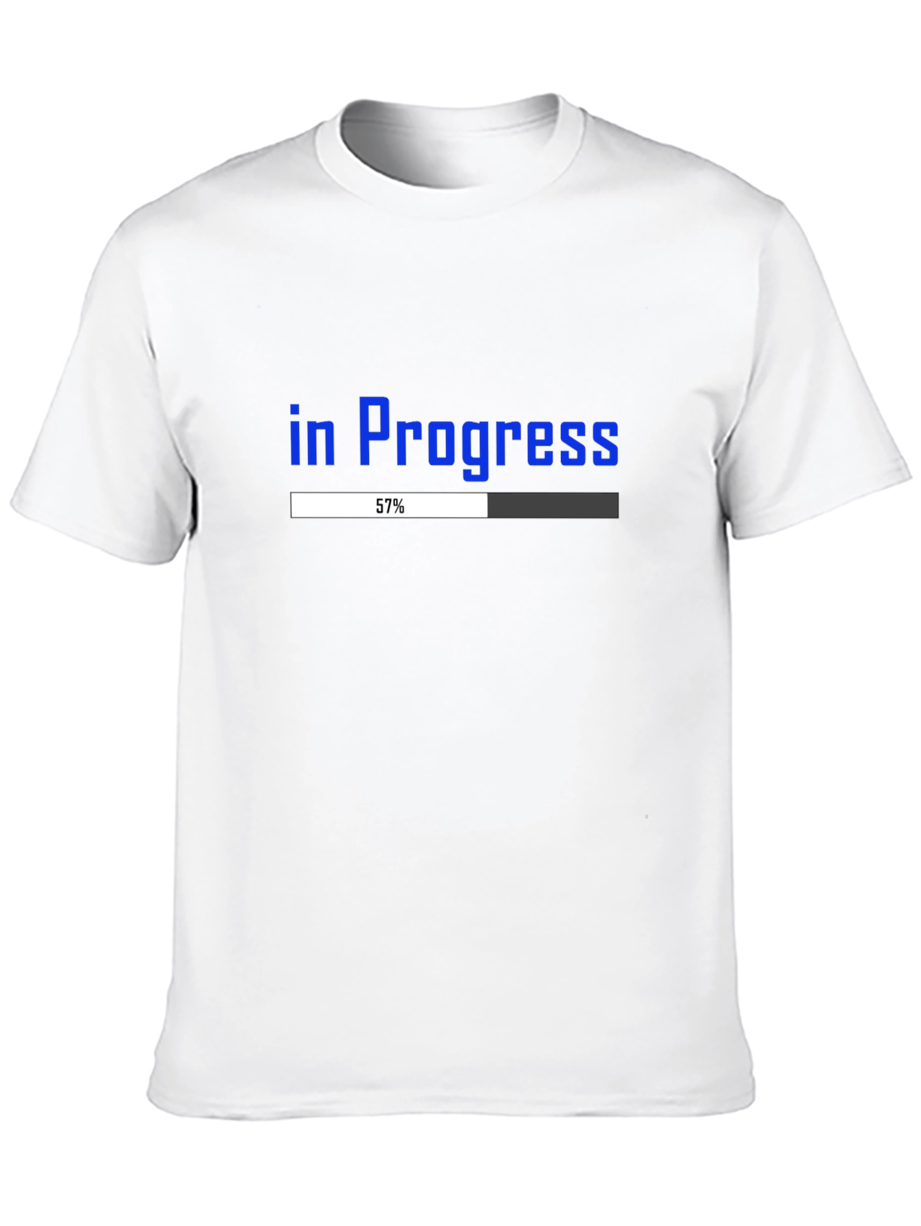 In Progress Loading Bar T-Shirt - Geeky Novelty Tee